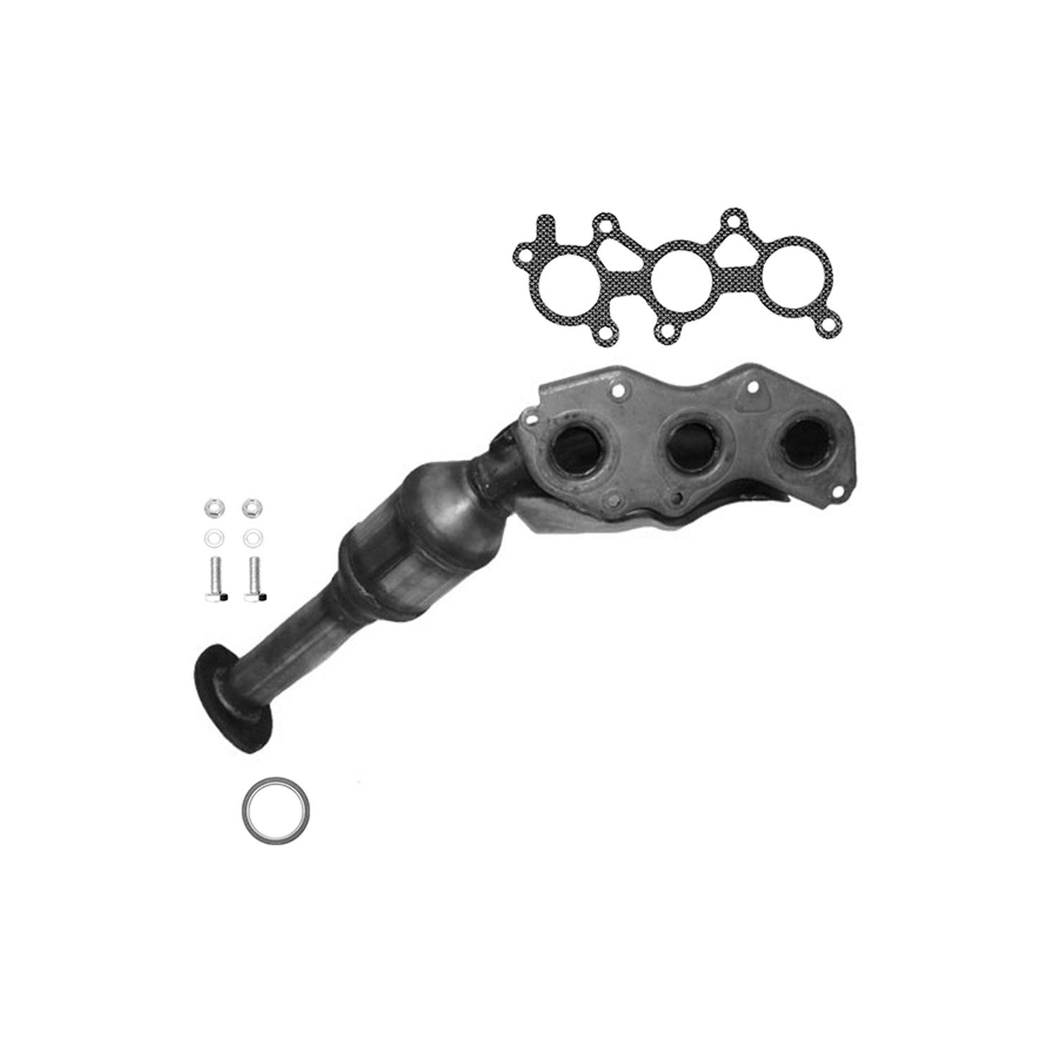 AP Exhaust Catalytic Converter with Integrated Exhaust Manifold 641403