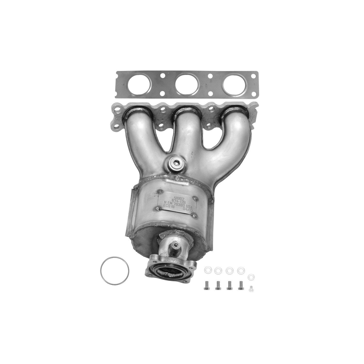 AP Exhaust Catalytic Converter with Integrated Exhaust Manifold 641434