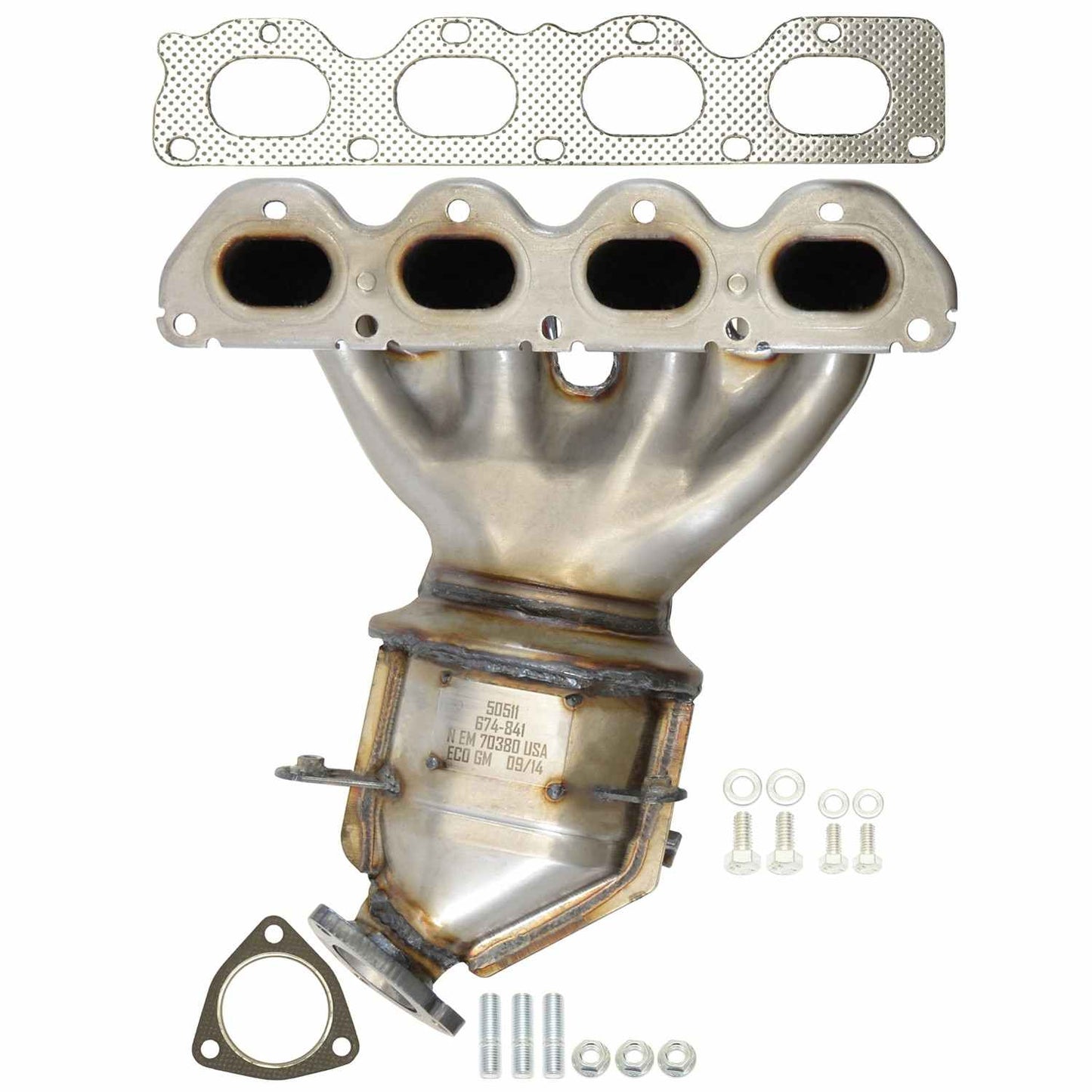 AP Exhaust Catalytic Converter with Integrated Exhaust Manifold 641449