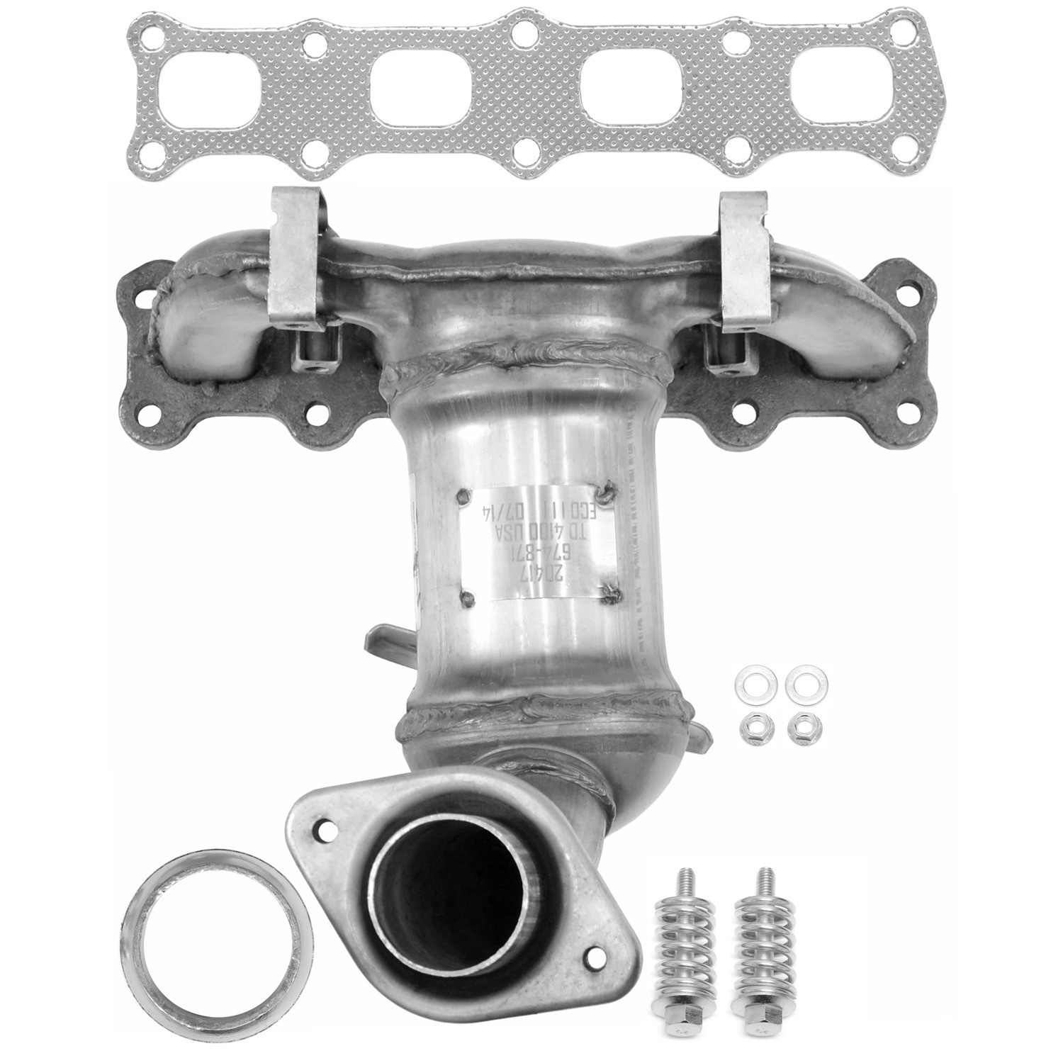 AP Exhaust Catalytic Converter with Integrated Exhaust Manifold 641530