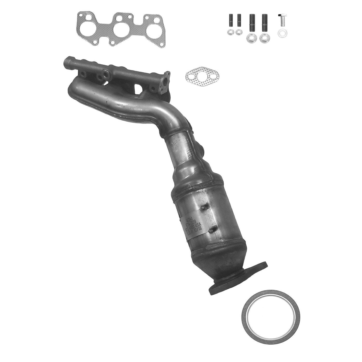 AP Exhaust Catalytic Converter with Integrated Exhaust Manifold 641580