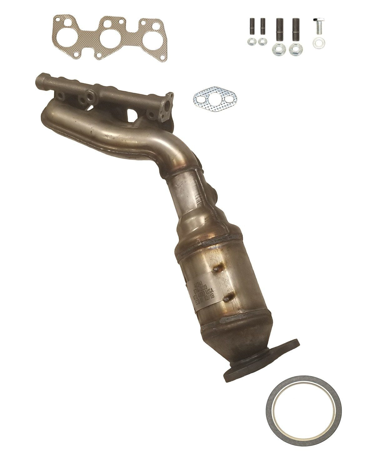 AP Exhaust Catalytic Converter with Integrated Exhaust Manifold 641580