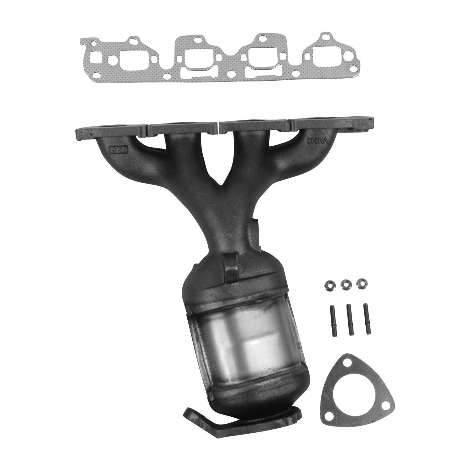 AP Exhaust Catalytic Converter with Integrated Exhaust Manifold 642198