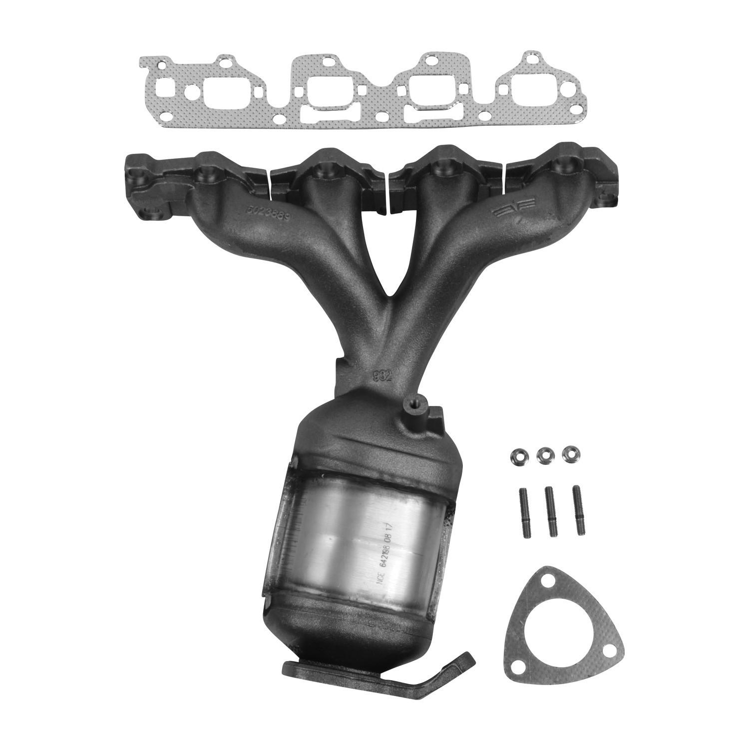 AP Exhaust Catalytic Converter with Integrated Exhaust Manifold 642198