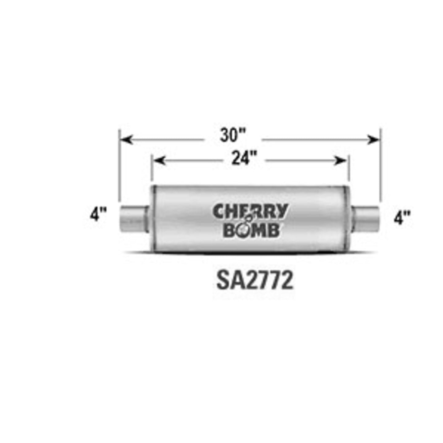 Cherry Bomb Exhaust Muffler SA2772