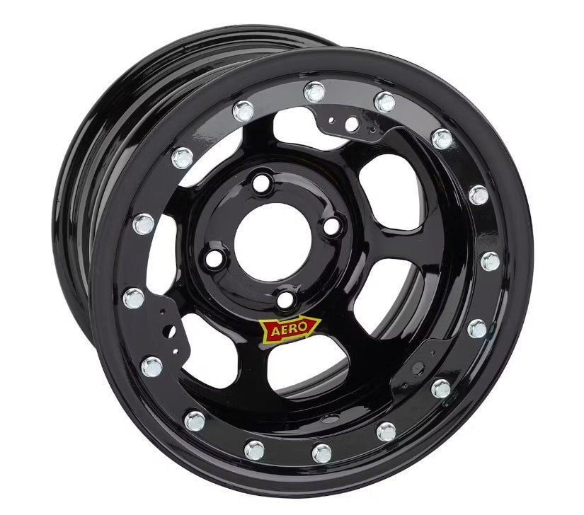 Aero Race Wheels Wheel 13x8 2in 4.50in BC Black Light Weight Wheels Wheels main image