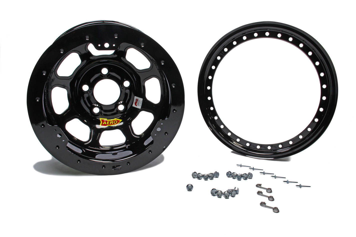 Aero Race Wheels 15x8 3in 5.00 Black  Wheels Wheels main image