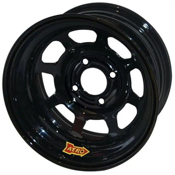 AERO RACE WHEELS Wheel 15x7 4x4.25 1in BS Black Wheels and Tires Wheels main image
