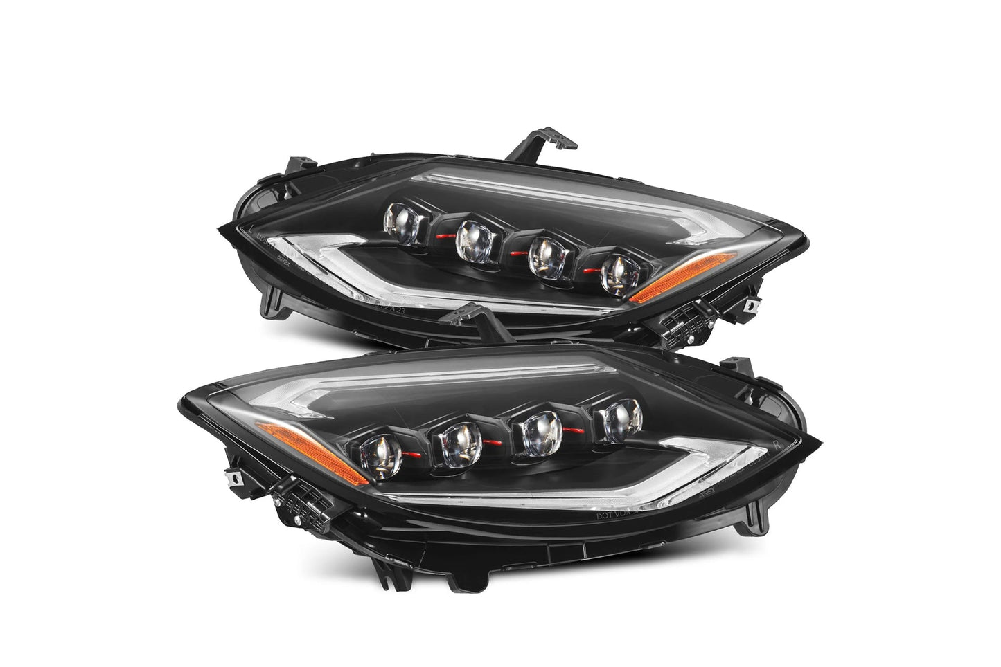 ALPHAREX NOVA-Series LED Projector Headlights Black - Nissan Z (RZ34)