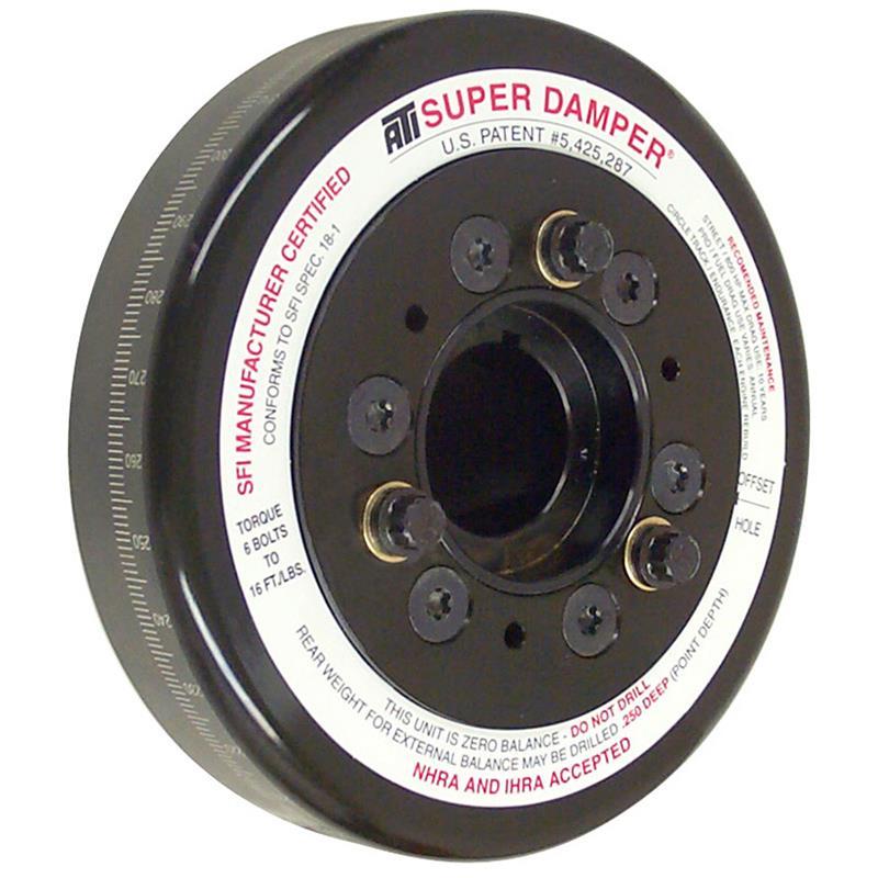 ATI PERFORMANCE SBC 6.325 Harmonic Damper w/BBC Snout SFI Engines and Components Harmonic Balancers main image