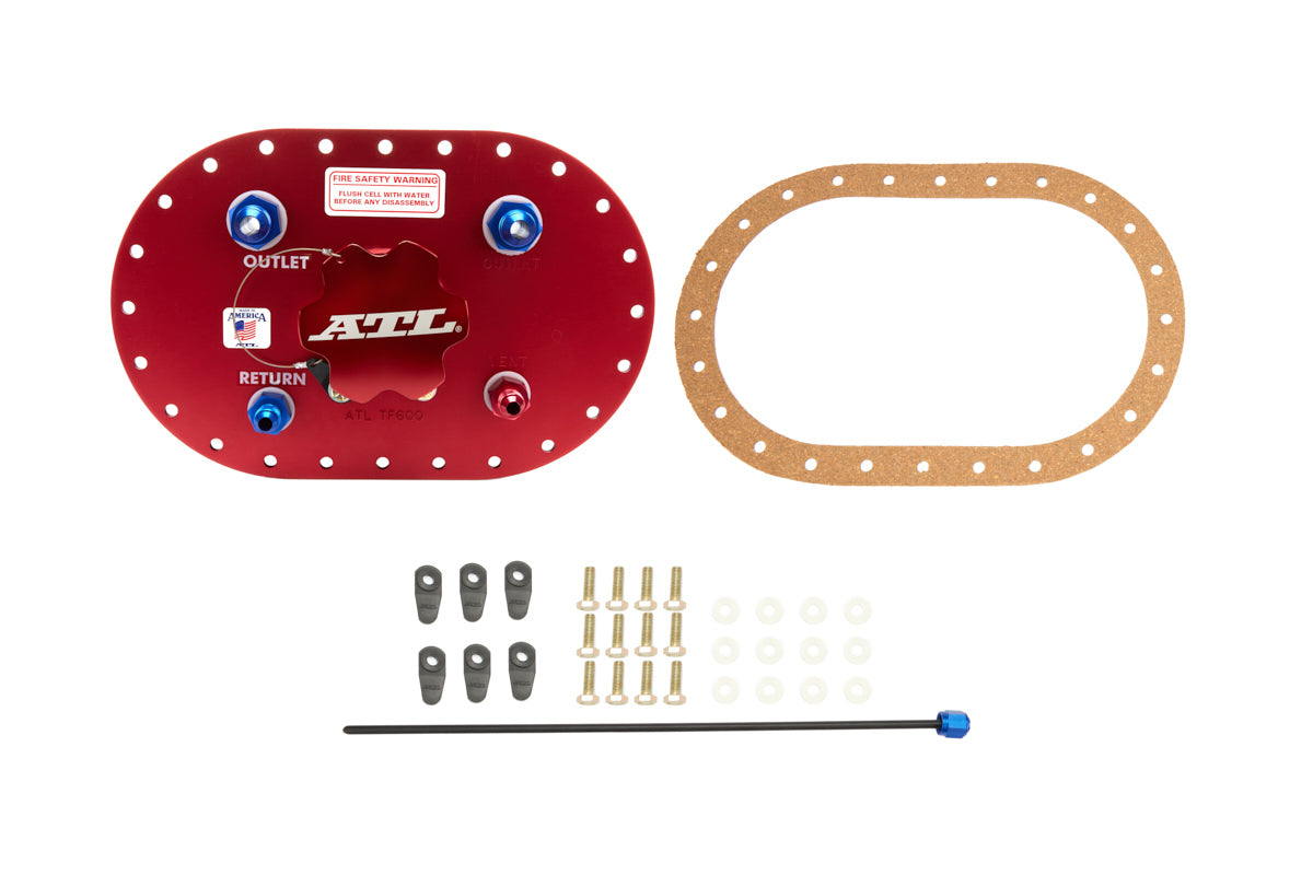 ATL FUEL CELLS Fill Plate Alum. w/Flap Valve -8an Fitting Air and Fuel Fuel Cells, Tanks and Components main image