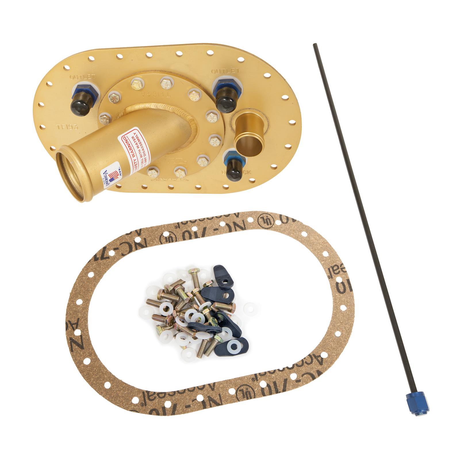 ATL FUEL CELLS 2-1/4in O.D. Fill w/ Fla pper Valve Assy.  1in Ve Air and Fuel Fuel Cells, Tanks and Components main image