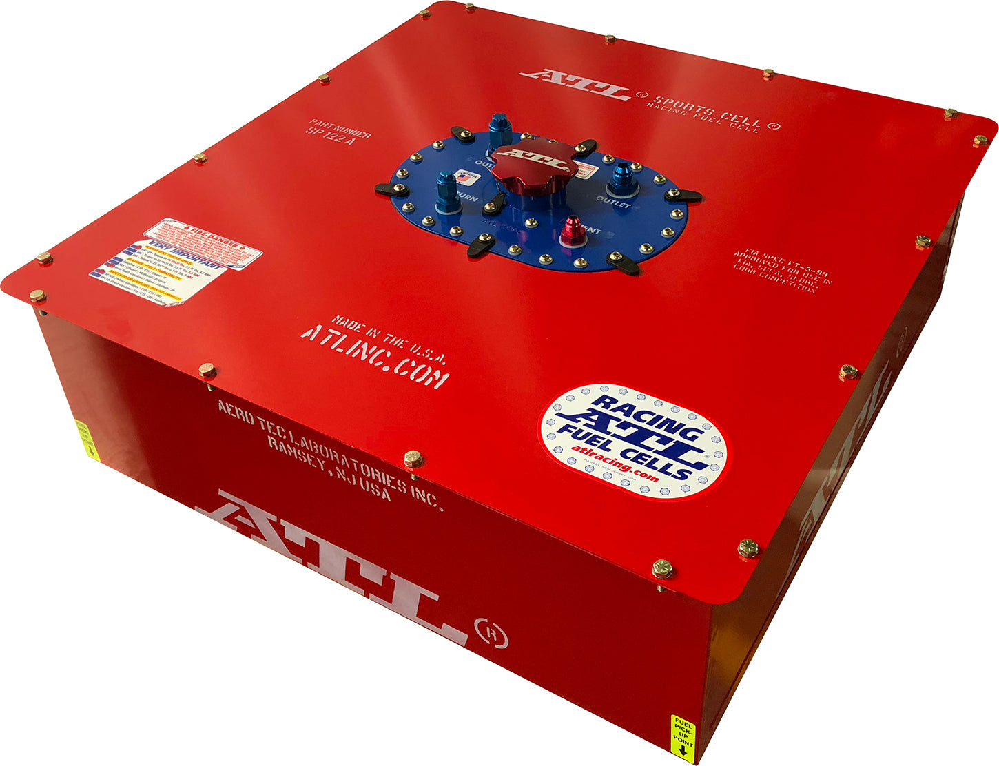 ATL FUEL CELLS 22 Gallon ATL Sports Cel l Assembly  A Configurat Air and Fuel Fuel Cells, Tanks and Components main image