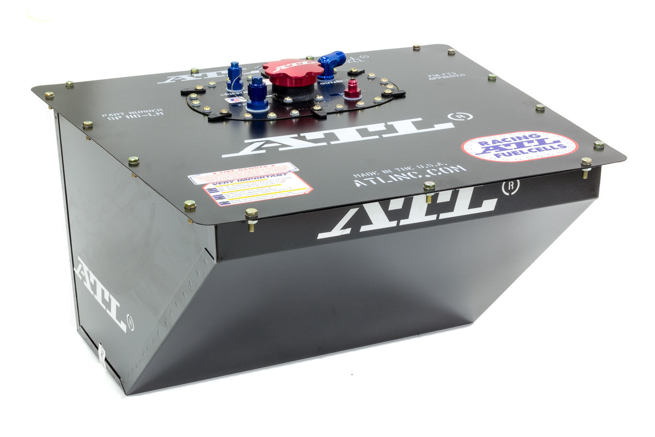 ATL FUEL CELLS 16 Gallon ATL Black Wido w Sports Cell For Dirt L Air and Fuel Fuel Cells, Tanks and Components main image