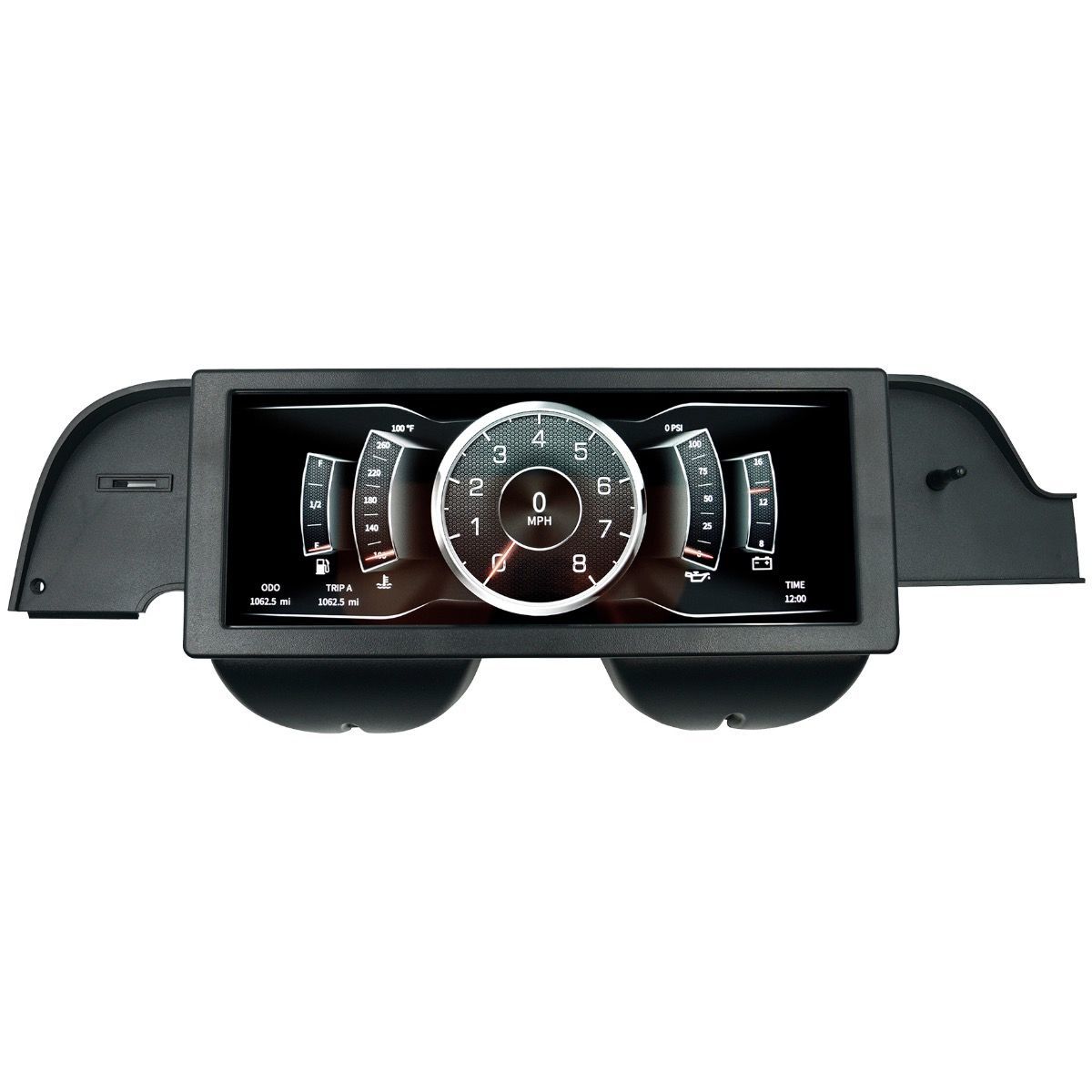 AutoMeter Invision LCD Dash Kit - 67-68 Mustang Direct Fit Gauge Kits Digital Gauge Kits main image