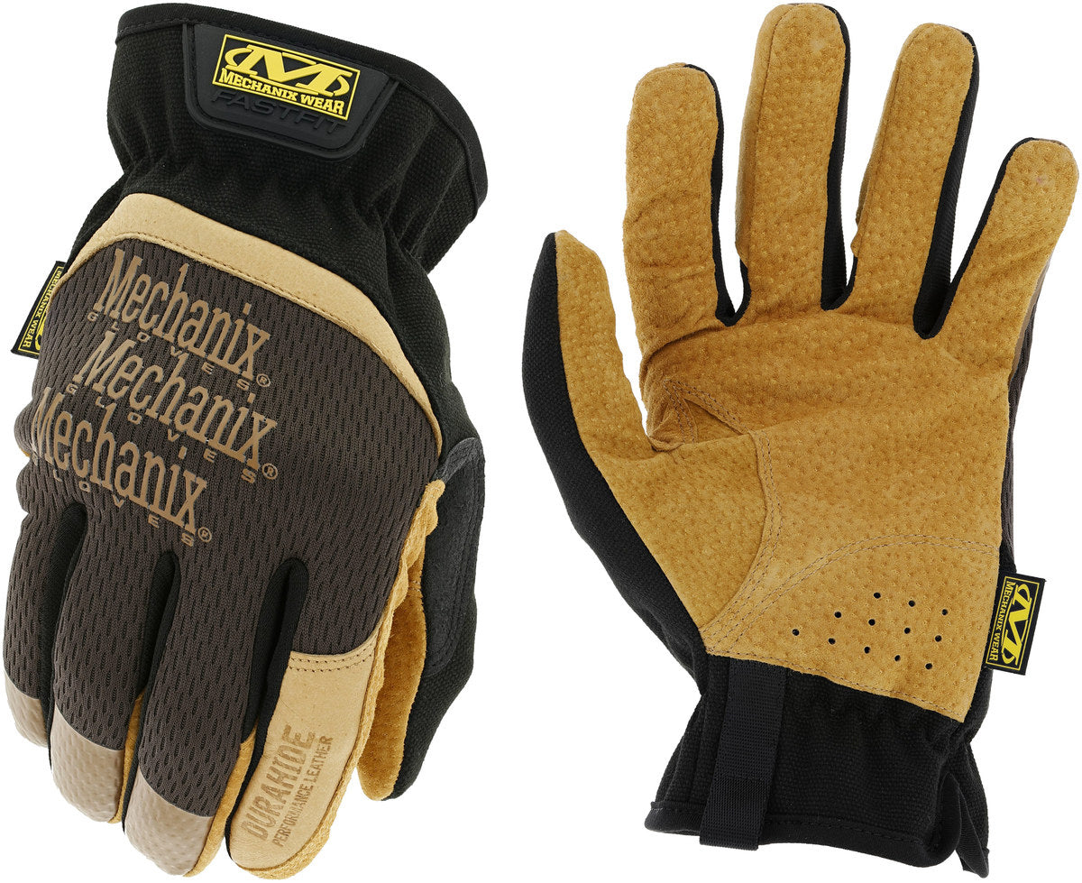 Mechanix Wear Glove FastFit Leather Large Tan/Black Shop Equipment Shop Gloves main image