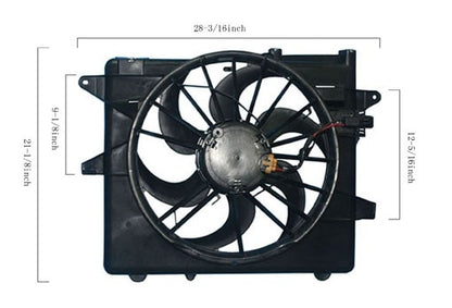 APDI Dual Fan Assembly 6018119