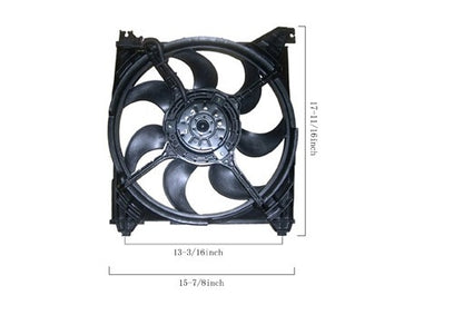 APDI Radiator Fan Assembly 6020110