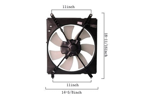 Agility Autoparts FAN ASSEMBLY 6034111