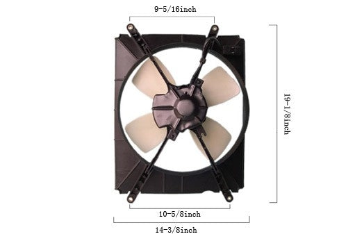 APDI A/C Condenser Fan Assembly 6034120