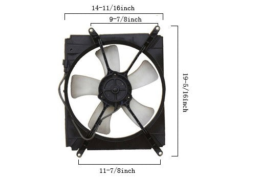 Agility Autoparts FAN ASSEMBLY 6034122