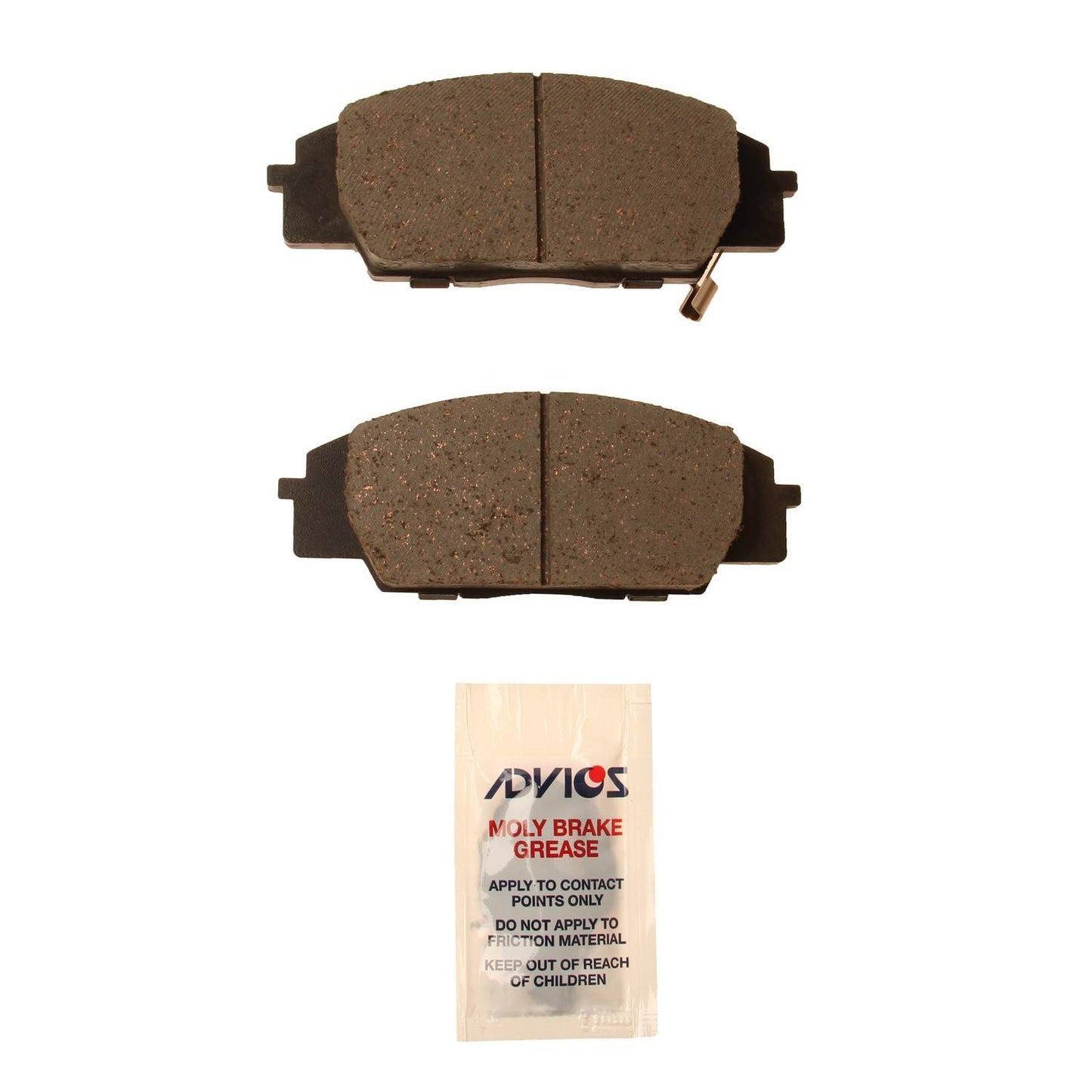 Advics Front Brake Pad Kit Acura CSX (2011-2007), Acura RSX (2006-2002)