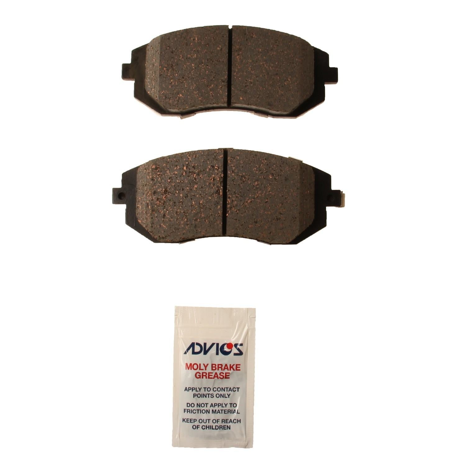 Advics Front Brake Pad Kit Subaru Forester (2003), Subaru Impreza (2003)