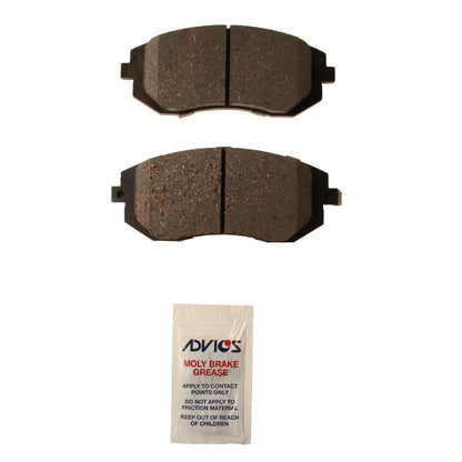 Advics Front Brake Pad Kit Subaru Forester (2003), Subaru Impreza (2003)