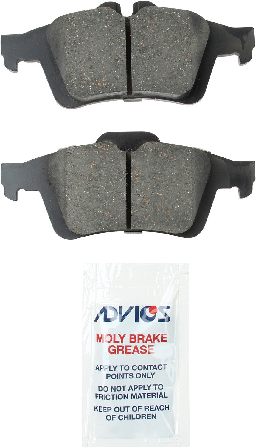 Advics Rear Brake Pad Kit Chevrolet Cobalt (2010-2008), Ford Focus 2014-2013