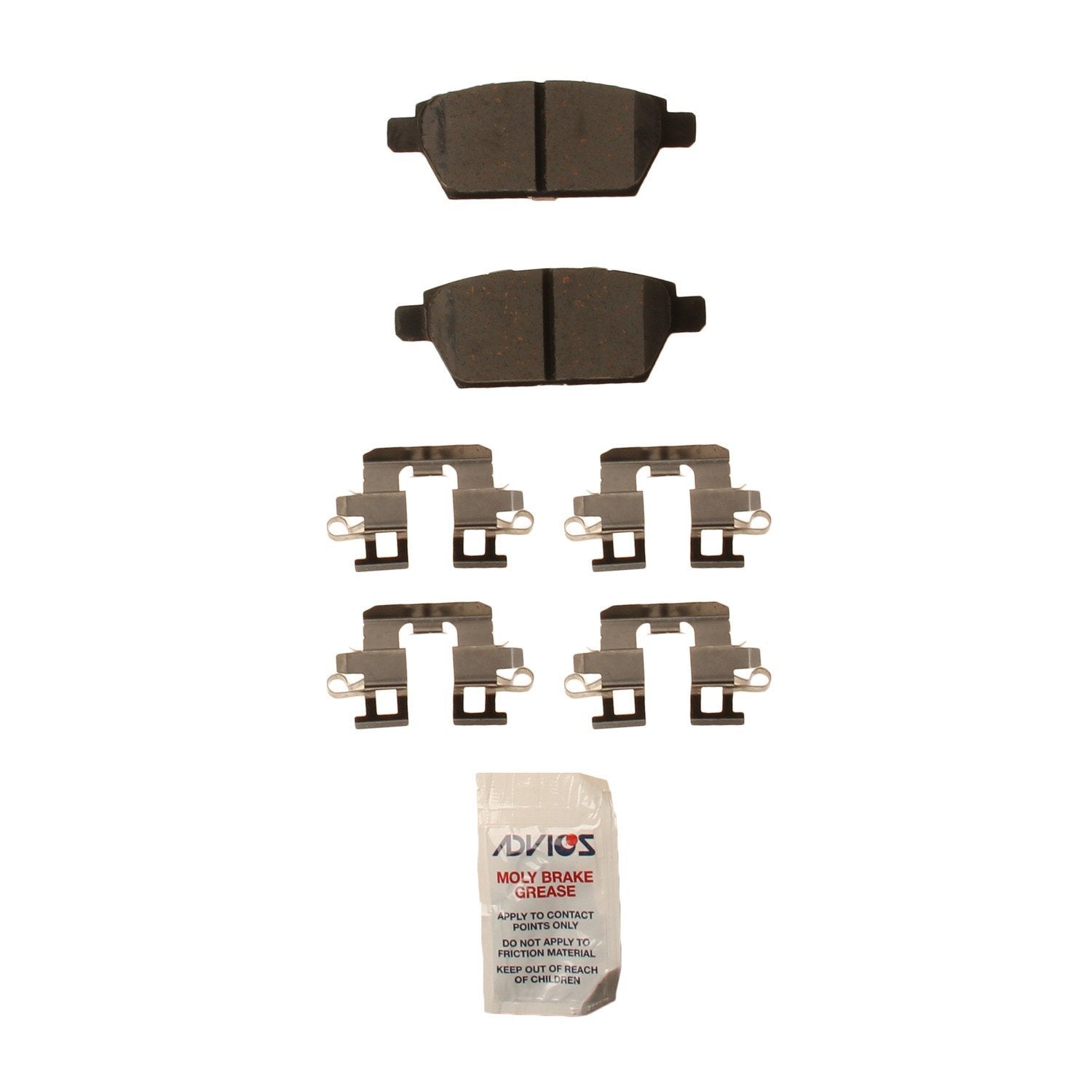 Advics Rear Brake Pad Kit Ford Fusion (2012-2006), Lincoln MKZ (2012-2007)