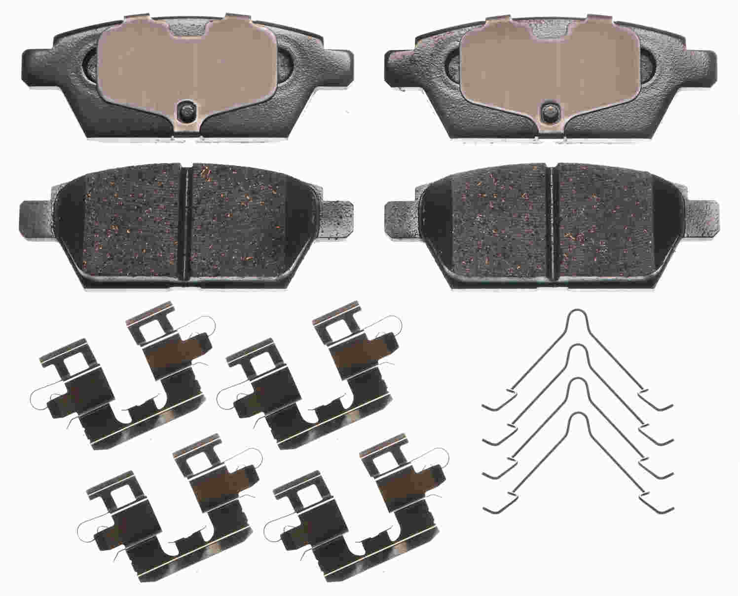 Advics Rear Brake Pad Kit Ford Fusion (2012-2006), Lincoln MKZ (2012-2007)
