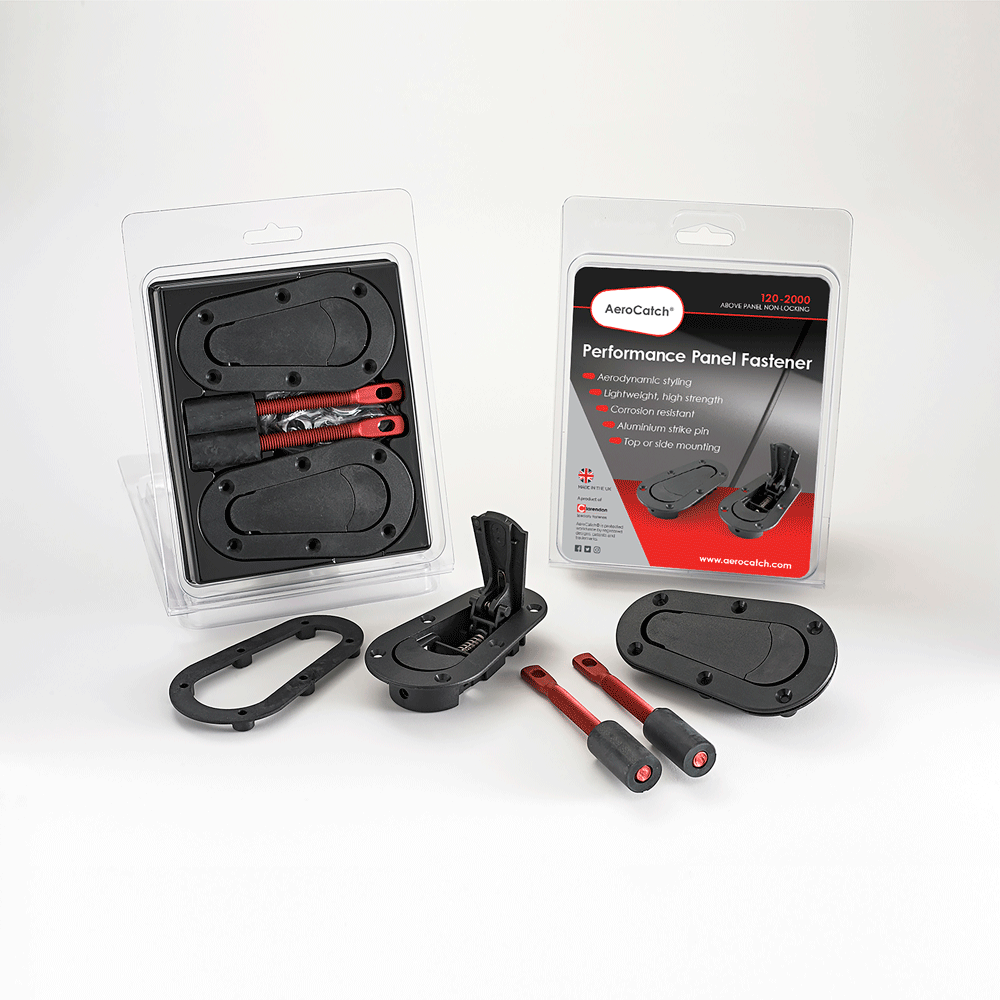 Aerocatch Plus Flush Kit Black