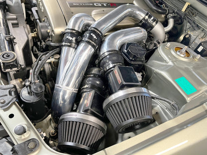 GReddy Spl.: GReddy A/F-Type Airinx S 136 Air Filter, Baseplate & Adapters