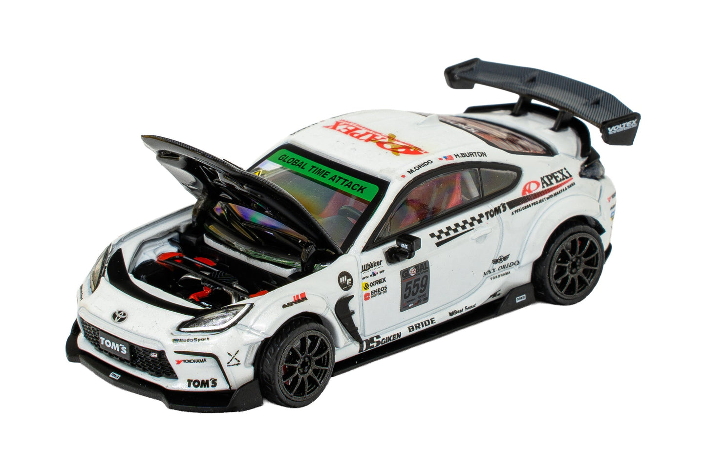 APEXi A'PEXi x Time Capsule - A'PEXi GR86 Project : 2023 Version 1:64 Diecast Model (Individual Driver) ** Pre-Order : ETA Early June **