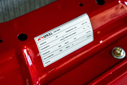 APEXi A'PEXi - Fluid Maintenance Sticker