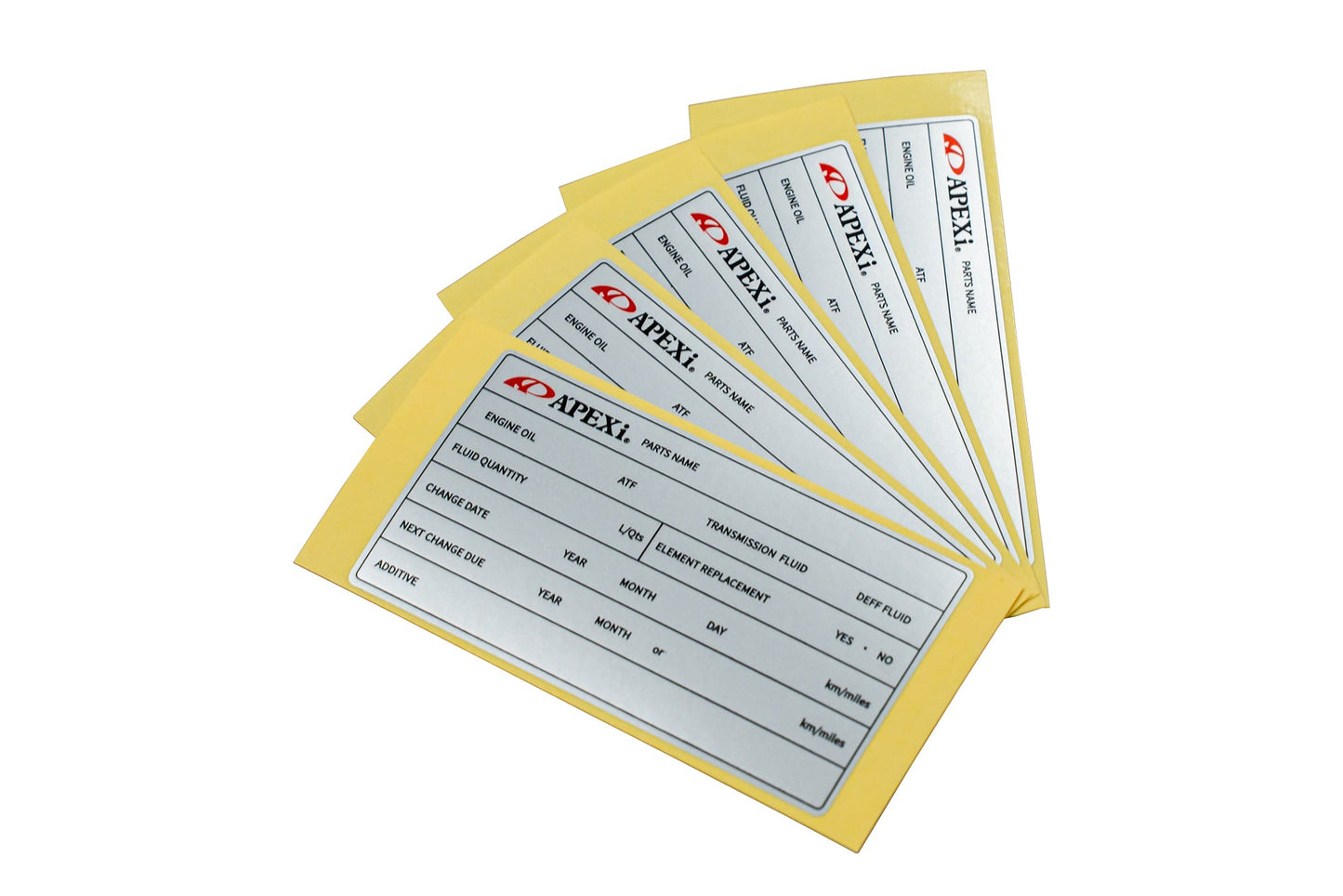 APEXi A'PEXi - Fluid Maintenance Sticker