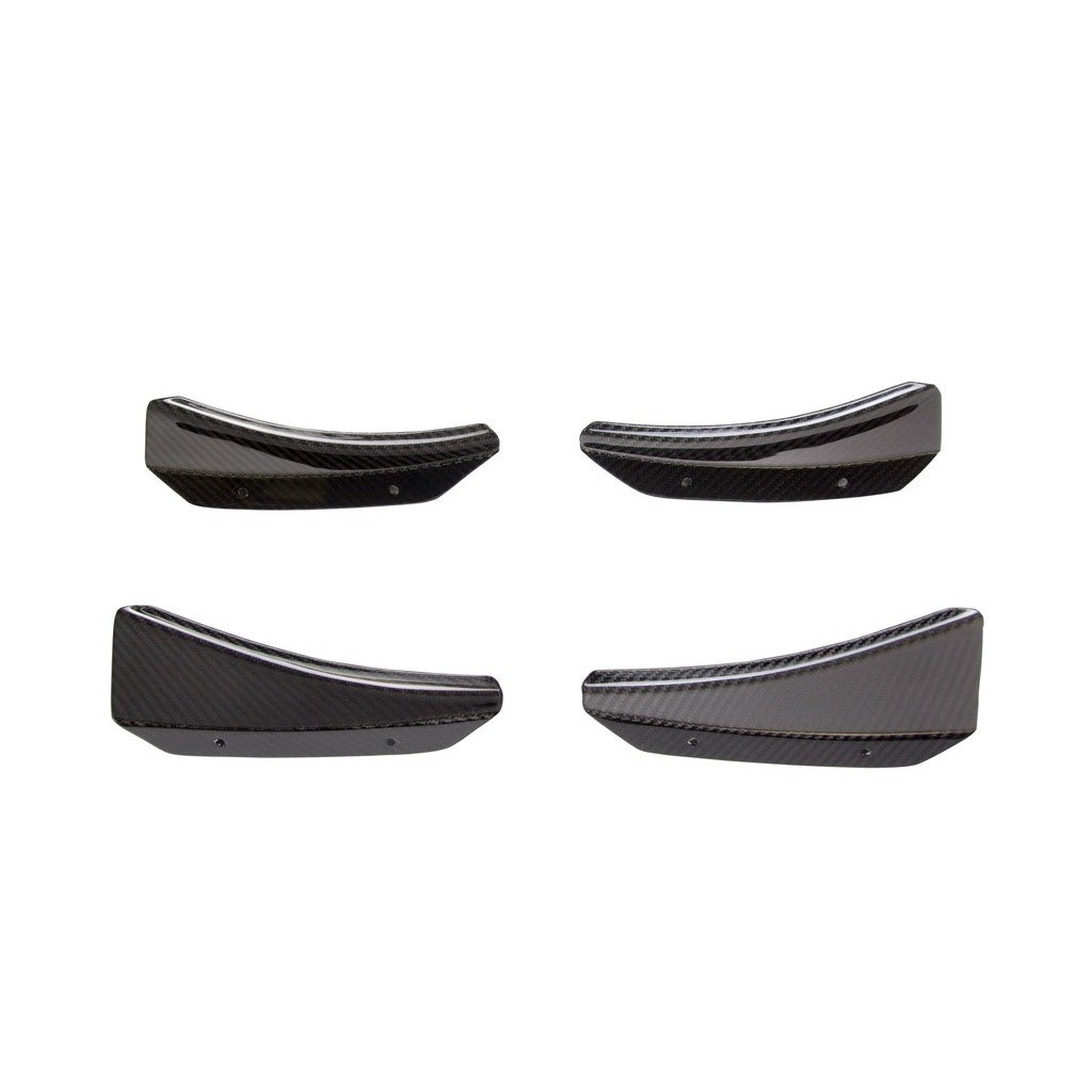 APR Audi R8 Carbon Fiber Front Bumper Canards 2016-2018
