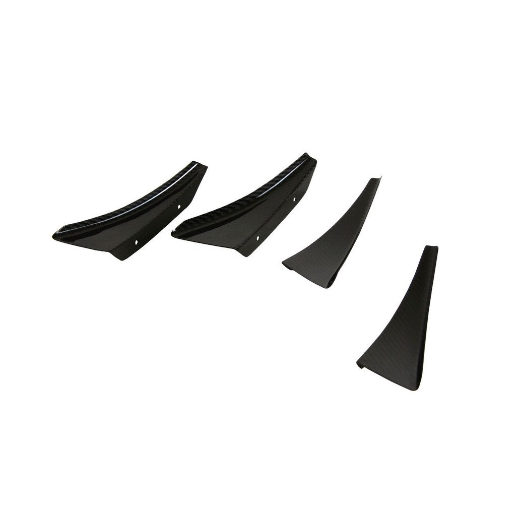 APR Audi R8 Carbon Fiber Front Bumper Canards 2016-2018