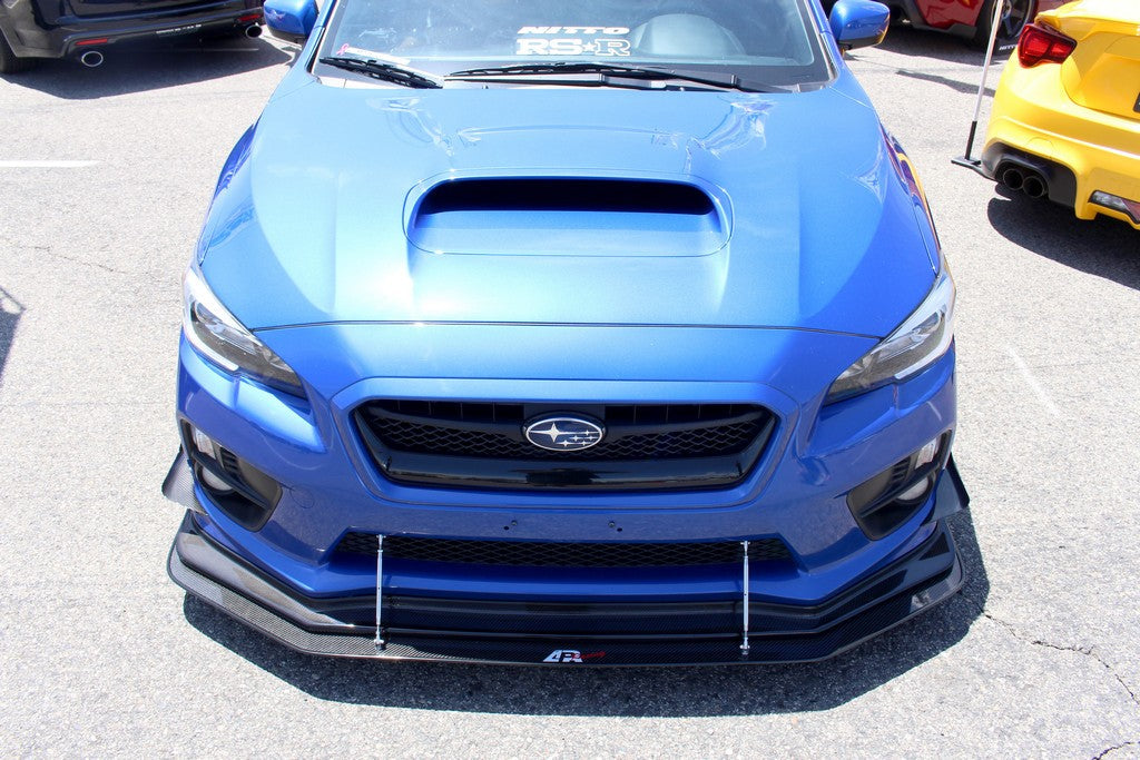 APR Subaru WRX/STI Carbon Fiber Wind Splitter w/ Rods 2015-2017 (APR Performance Lip)