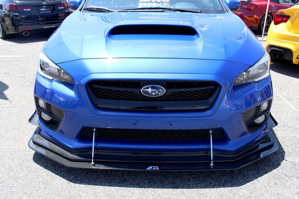 APR Subaru WRX/STI Carbon Fiber Wind Splitter w/ Rods 2015-2017 (APR Performance Lip)