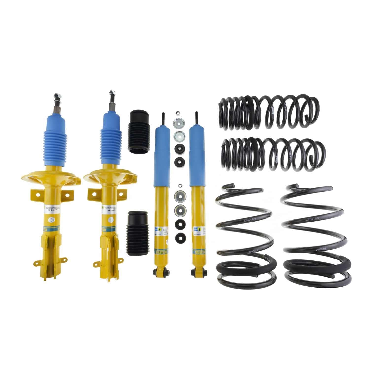 Bilstein B12 (Pro-Kit) 12-14 Ford Mustang Shelby GT500 V8 Front & Rear Complete Suspension Kit 46-207371