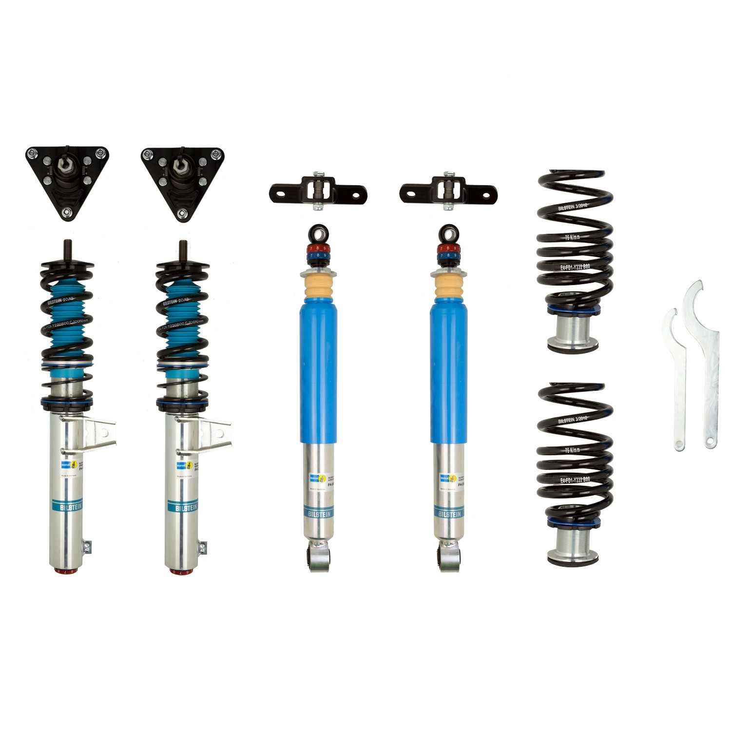 Bilstein Clubsport 05-12 Audi A3 / 05-12 VW Jetta/06-12 GTI/10-13 Golf Fr & Rr Perf Suspension Sys 48-215909