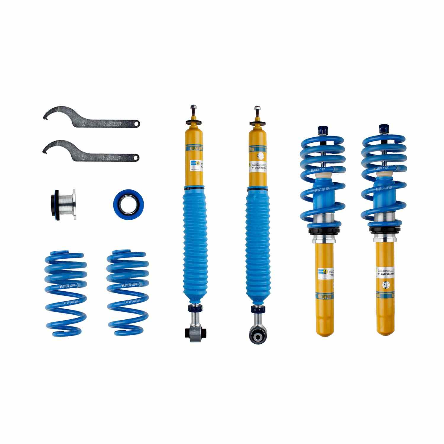 Bilstein B16 (PSS10) 17-19 Audi A4 Front and Rear Suspension Kit 48-275071