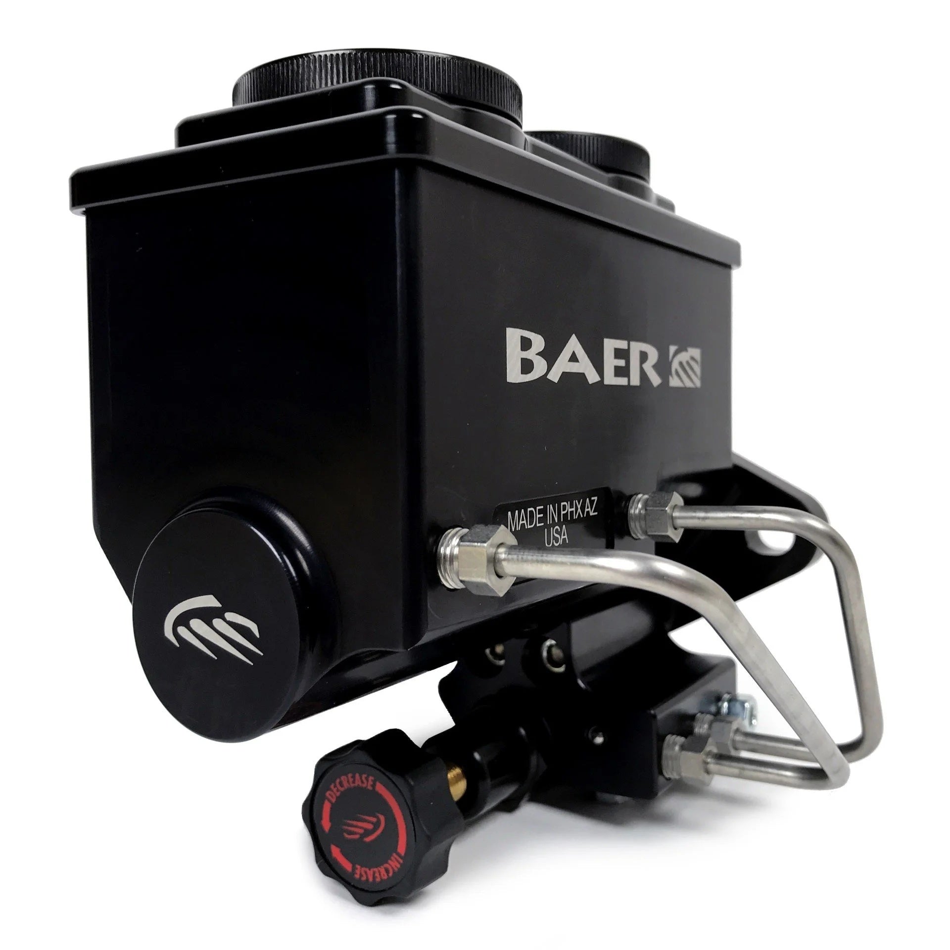 BAER BRAKES ReMaster Master Cylinder 1-1/8in Left Port Black Brakes Master Cylinders-Boosters and Components main image