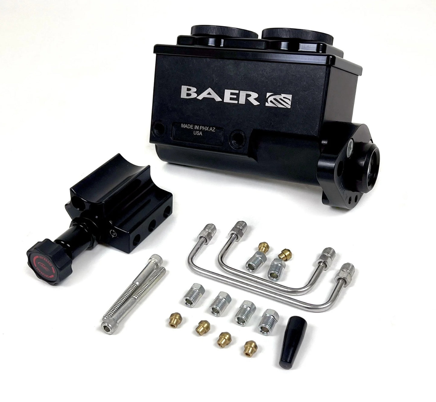 BAER BRAKES Remaster M/C Kit 7/8in LP Black 2-Bolt Brakes Master Cylinders-Boosters and Components main image