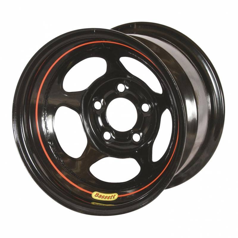 Bassett Wheel 13x8 4x4.5in 4in BS Black BAS38ST4