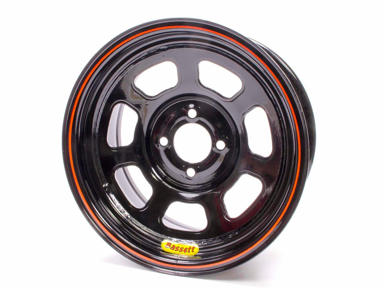 Bassett 14X7 D-Hole 5X100 2in Chrome Wheels Wheels main image