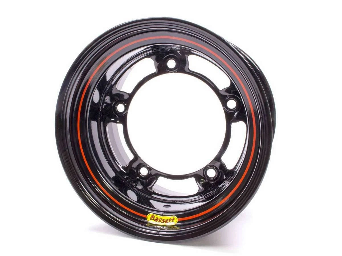 BASSETT 15X10 W/5 Black Spun Lightweight Wheels and Tires Wheels main image