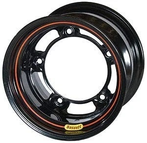 BASSETT 15X15 W/5 4IN BS L/W Black Wheels and Tires Wheels main image