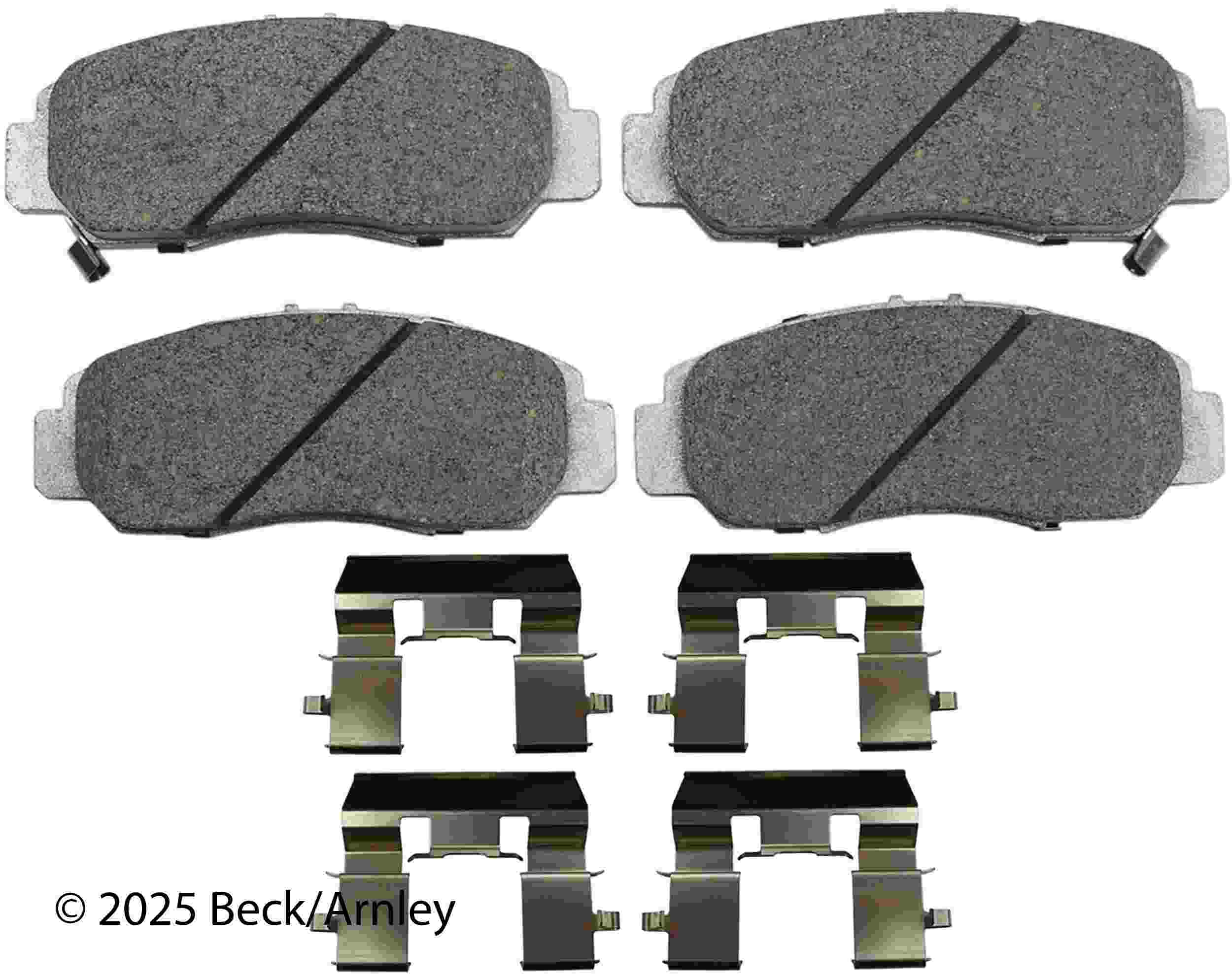Beck/Arnley Disc Brake Pad Set 085-6757